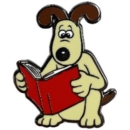 Gromit Reading Pin Badge - Book