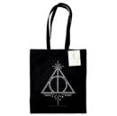 Harry Potter (Deathly Hallows) Black Tote Bag - Book