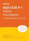 AQA GCSE 9-1 Maths Foundation All-in-One Complete Revision and Practice : Ideal for the 2024 and 2025 Exams - Book