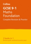 GCSE 9-1 Maths Foundation All-in-One Complete Revision and Practice : Ideal for the 2024 and 2025 Exams - Book