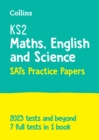 KS2 Maths, English and Science SATs Practice Papers : For the 2024 Tests - Book