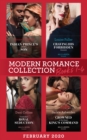Modern Romance February 2020 Books 1-4 : Indian Prince's Hidden Son / Craving His Forbidden Innocent / Cinderella's Royal Seduction / Crowned at the Desert King's Command - eBook
