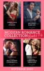 Modern Romance November 2020 Books 1-4 : Christmas Babies for the Italian (Innocent Christmas Brides) / the Rules of His Baby Bargain / Claiming His Bollywood Cinderella / His Scandalous Christmas Pri - eBook