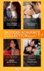 Modern Romance July 2022 Books 5-8 : Bound by a Nine-Month Confession / Destitute Until the Italian's Diamond / His Desert Bride by Demand / Innocent in Her Enemy's Bed - eBook