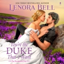 You'Re the Duke That I Want - eAudiobook