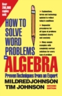 How to Solve Word Problems in Algebra - Book