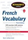 Schaum's Outline of French Vocabulary, 3ed - eBook