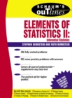 Schaum's Outline of Elements of Statistics II: Inferential Statistics - eBook
