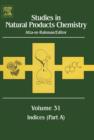 Studies in Natural Products Chemistry : Indices Part A - eBook