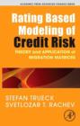 Rating Based Modeling of Credit Risk : Theory and Application of Migration Matrices - eBook