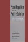 Penal Populism and Public Opinion : Lessons from Five Countries - eBook