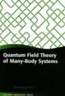 Quantum Field Theory of Many-Body Systems : From the Origin of Sound to an Origin of Light and Electrons - eBook