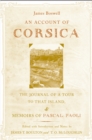 An Account of Corsica, the Journal of a Tour to That Island; and Memoirs of Pascal Paoli - eBook