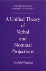 A Unified Theory of Verbal and Nominal Projections - eBook