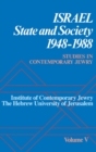 Studies in Contemporary Jewry : Volume V: Israel: State and Society, 1948-1988 - eBook