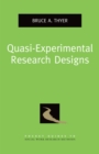 Quasi-Experimental Research Designs - eBook