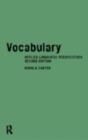 Vocabulary : Applied Linguistic Perspectives - eBook