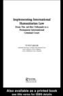 Implementing Intnl Humanitaria - eBook
