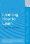Learning How to Learn : Tools for Schools - eBook