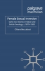 Female Sexual Inversion : Same-Sex Desires in Italian and British Sexology, c. 1870-1920 - eBook