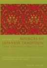 Sources of Japanese Tradition : From Earliest Times to 1600 - eBook