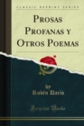 Prosas Profanas y Otros Poemas - eBook
