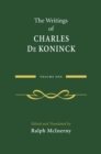 The Writings of Charles De Koninck : Volume 1 - eBook