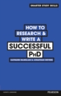 How to Research & Write a Successful PhD - Book