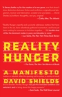 Reality Hunger - eBook