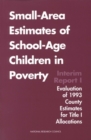 Small-Area Estimates of School-Age Children in Poverty : Interim Report 1, Evaluation of 1993 County Estimates for Title I Allocations - eBook