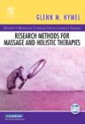 Research Methods for Massage and Holistic Therapies - eBook