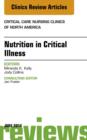 Nutrition in Critical Illness, An Issue of Critical Nursing Clinics - eBook