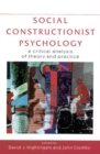 Social Constructionist Psychology - eBook