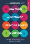 How to do a Systematic Literature Review in Nursing: A step-by-step guide - Book