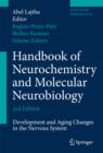 Handbook of Neurochemistry and Molecular Neurobiology : Development and Aging Changes in the Nervous System - Book
