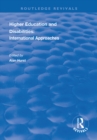 Higher Education and Disabilities : International Approaches - eBook