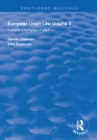European Union Law : Volume II: Towards a European Polity? - eBook