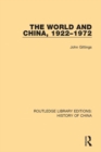 The World and China, 1922-1972 - eBook