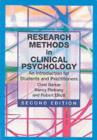 Research Methods in Clinical Psychology - eBook