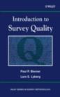 Introduction to Survey Quality - eBook