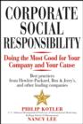 Corporate Social Responsibility : Doing the Most Good for Your Company and Your Cause - eBook