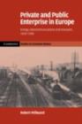 Private and Public Enterprise in Europe : Energy, Telecommunications and Transport, 1830–1990 - eBook