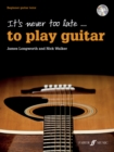 It's never too late to play guitar - Book