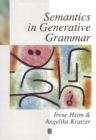 Semantics in Generative Grammar - Book