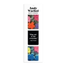 Andy Warhol Flowers Magnetic Bookmarks - Book