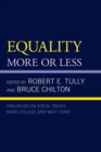 Equality : More or Less - eBook