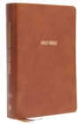 NKJV, Foundation Study Bible, Large Print, Leathersoft, Brown, Red Letter, Comfort Print : Holy Bible, New King James Version - Book