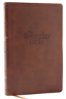 NKJV, The Everyday Bible, Brown Leathersoft, Red Letter, Comfort Print : 365 Daily Readings Through the Whole Bible - Book