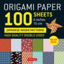 Origami Paper 100 sheets Washi Patterns 6" (15 cm) : Double-Sided Origami Sheets Printed with 12 Different Patterns (Instructions for Projects Included) - Book
