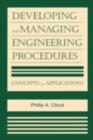 Developing and Managing Engineering Procedures : Concepts and Applications - eBook